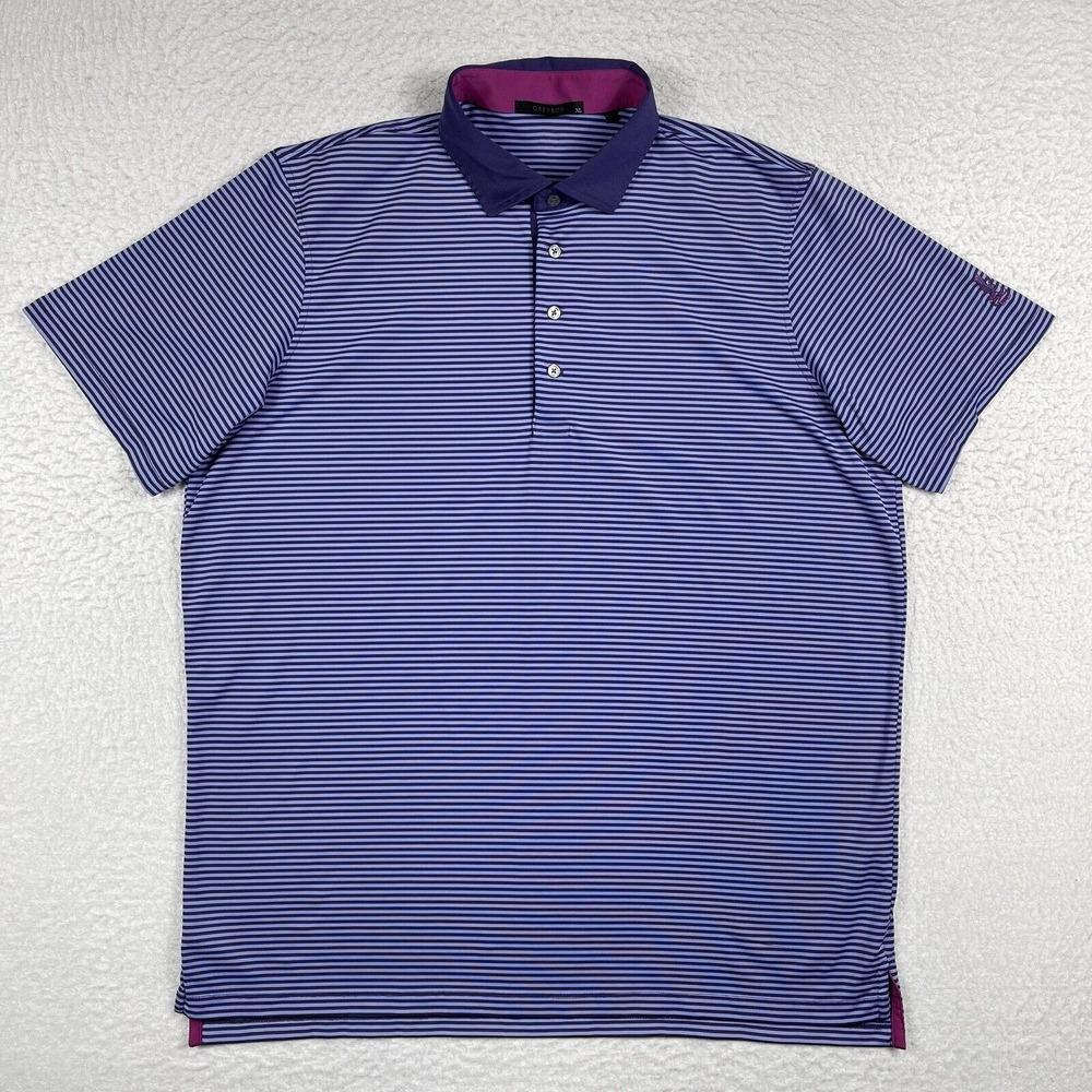 Greyson Polo Shirt Mens XL Preppy Framingham Golf Travel Preppy Vacation Casual